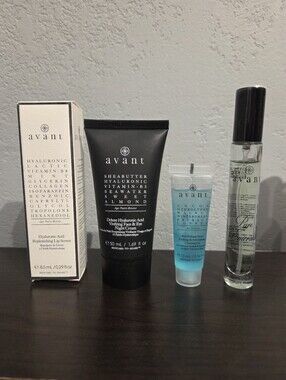 Avant Skincare Bundle - Hyaluronic Acid Serum, Cream, Cleansing Gel